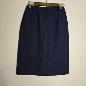 Defense Logistics Agency Women's Pencil Skirt, Blue Size 8